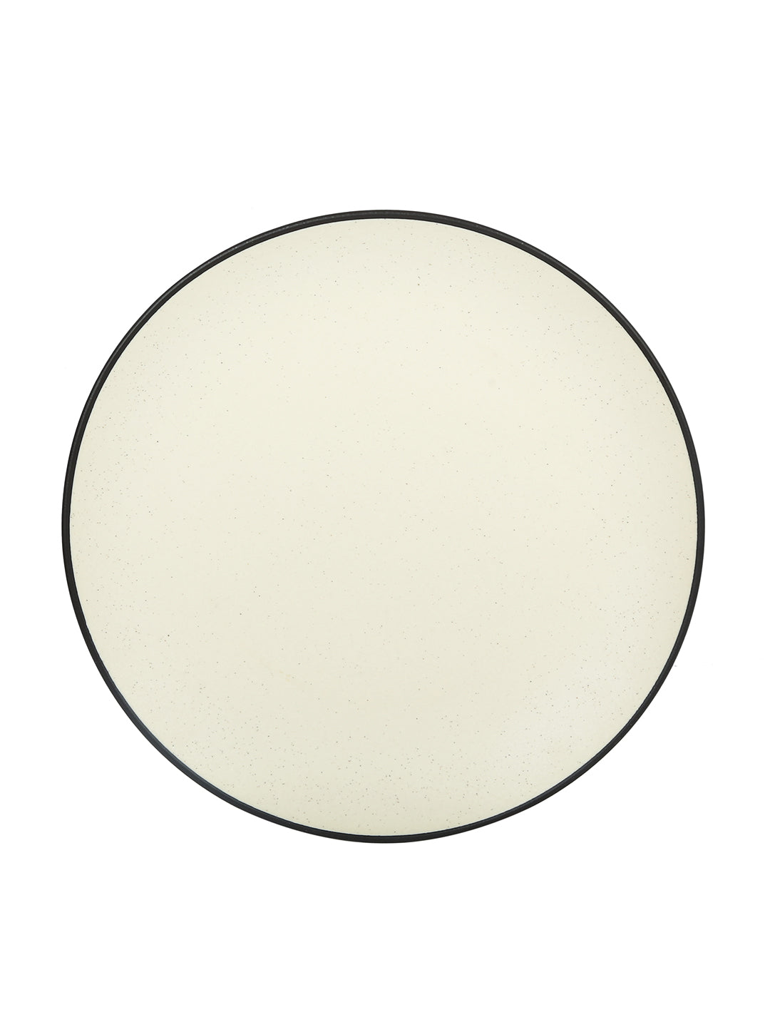 White Ceramic Plate Set of 2