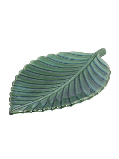 Light Green Leaf Platter