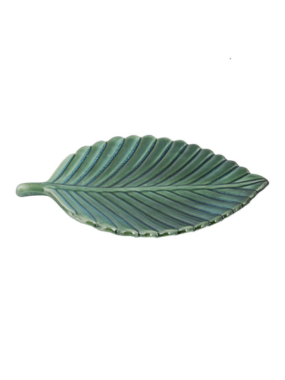 Light Green Leaf Platter