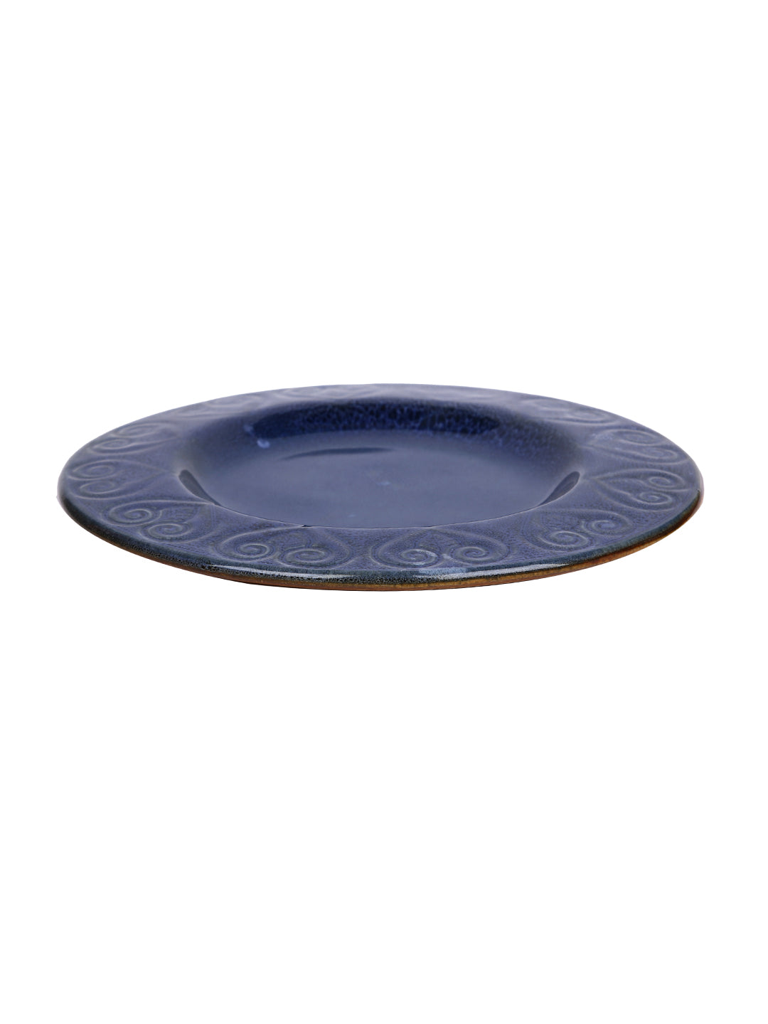 Flat Navy Blue Platter set of 2