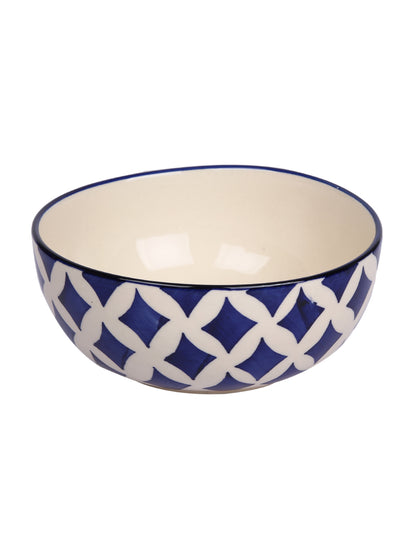 Blue Diamond Ceramic Bowl set of 2