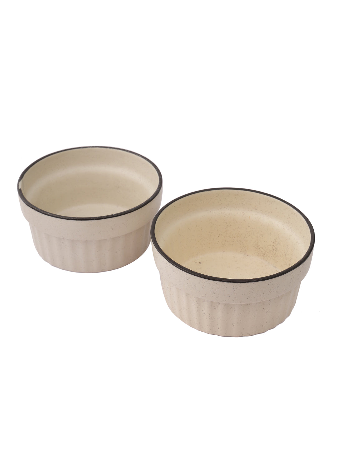 White Ceramic Bowl Set of Two