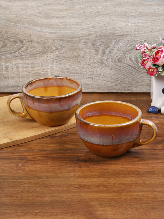 Mustard Cuppa Bowls in Ceramic - 2pc