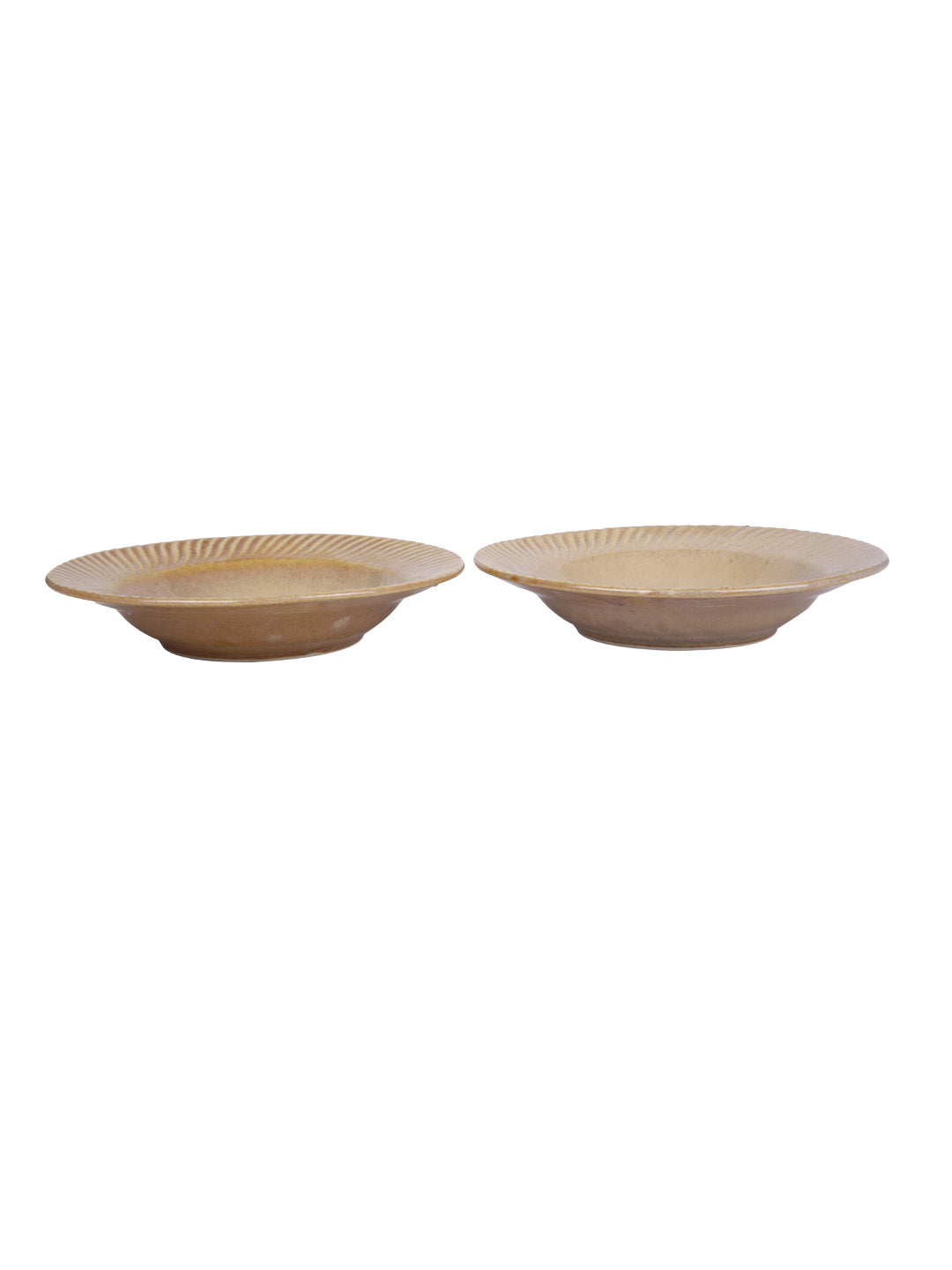 Subtle Beige Platter Set of 2