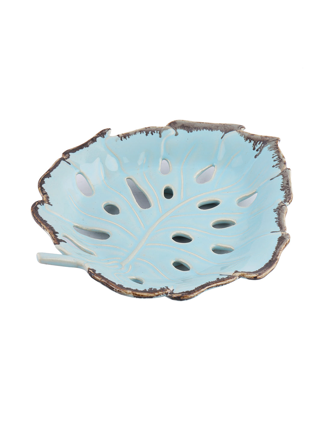 Leaf Shape Ceramic Platter