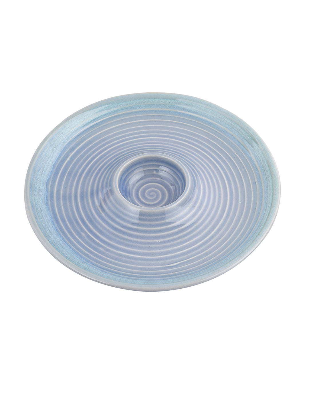 Stylish Chip and Dip Platter in Ceramic