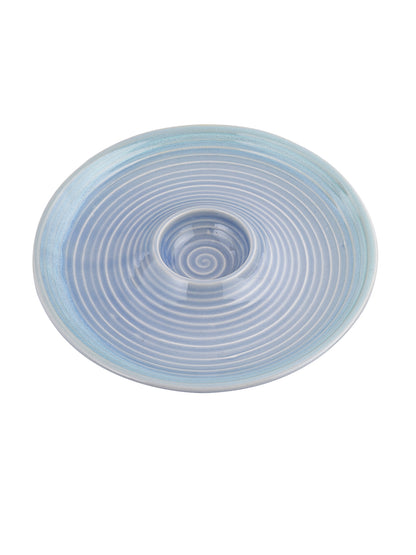 Stylish Chip and Dip Platter in Ceramic