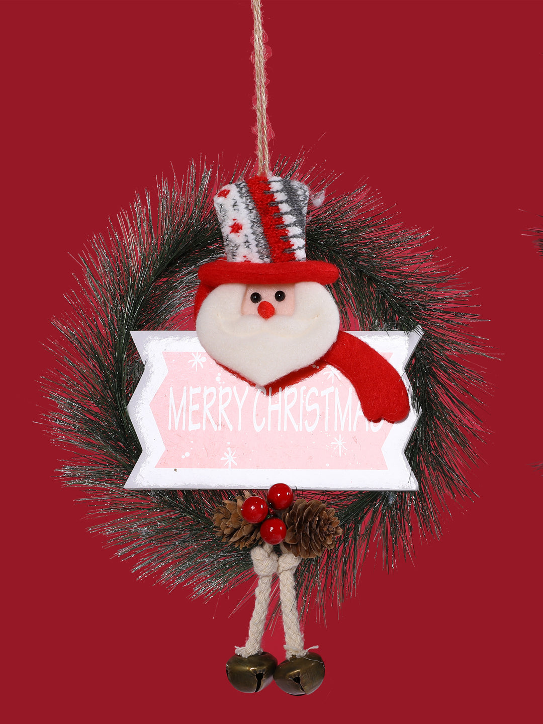 Whimsical Merry Christmas Wreath