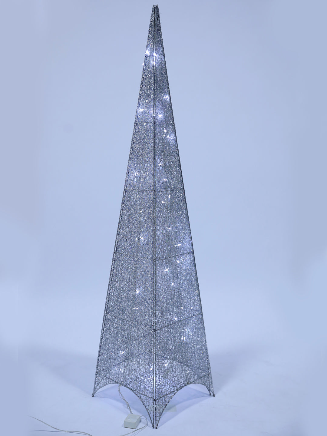 Silver Christmas Tree Tower