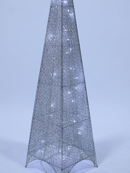 Silver Christmas Tree Tower