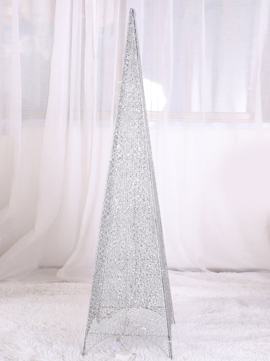 Silver Christmas Tree Tower