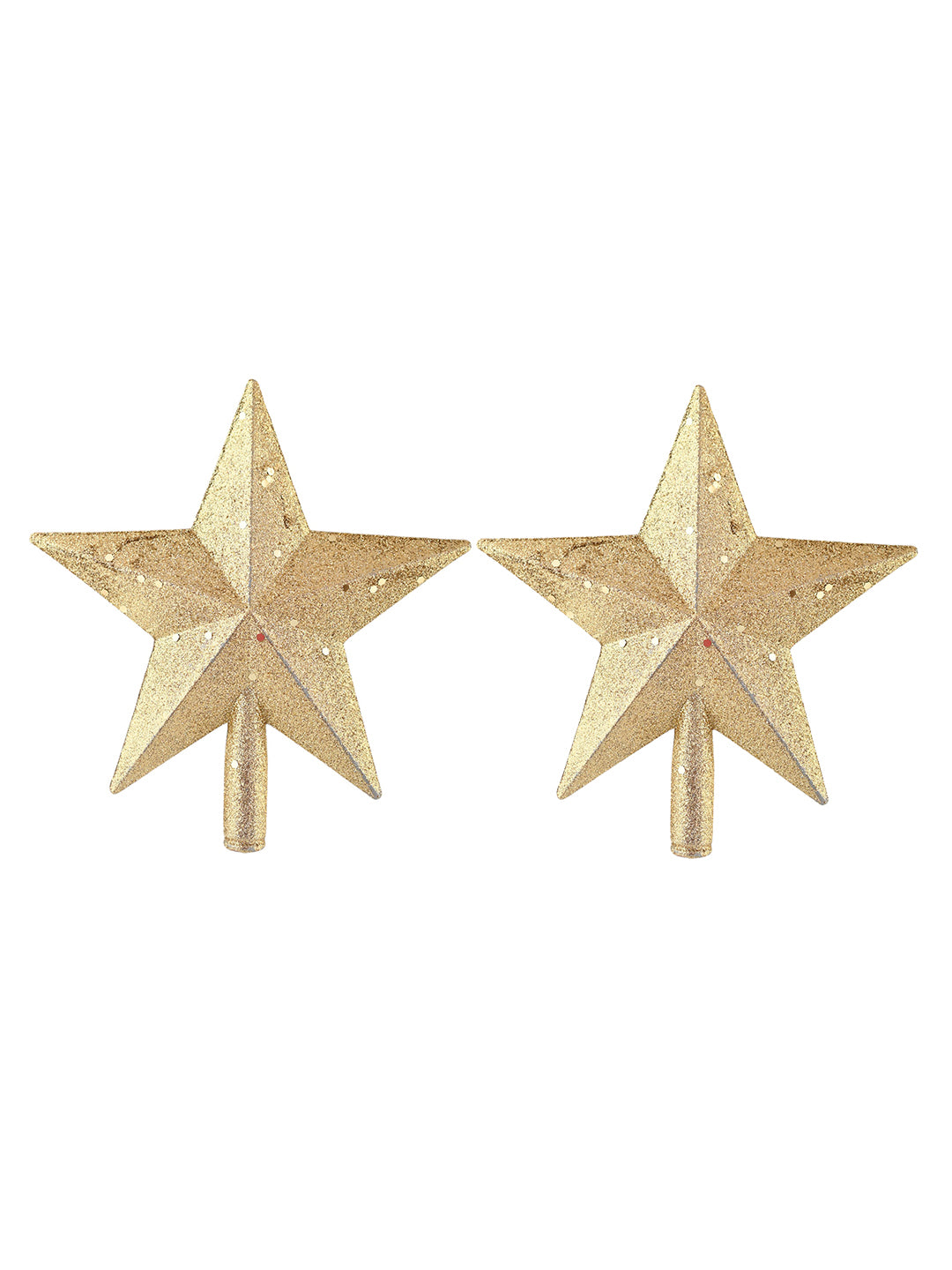 2 Pcs Shimmer Star Topper