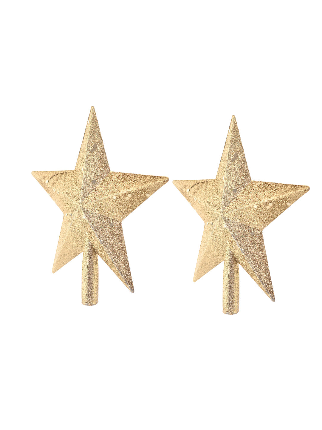 2 Pcs Shimmer Star Topper