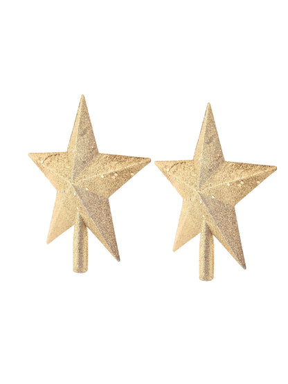 2 Pcs Shimmer Star Topper