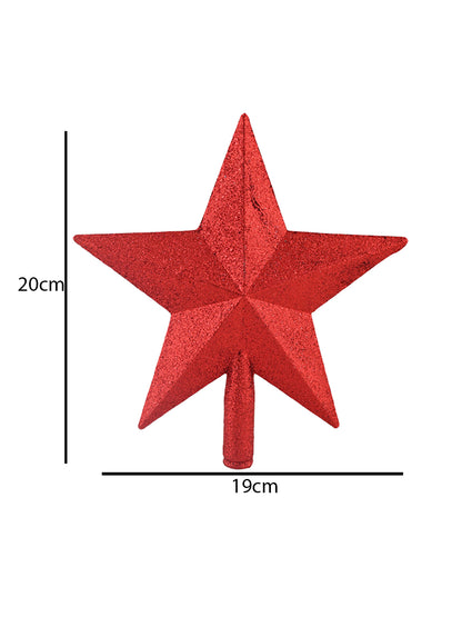 Set of 3 Elegant Shimmer Star Topper