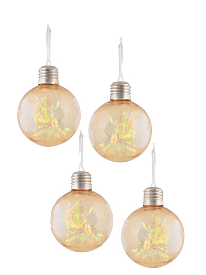 Set of 4 Hanging Christmas Ornaments