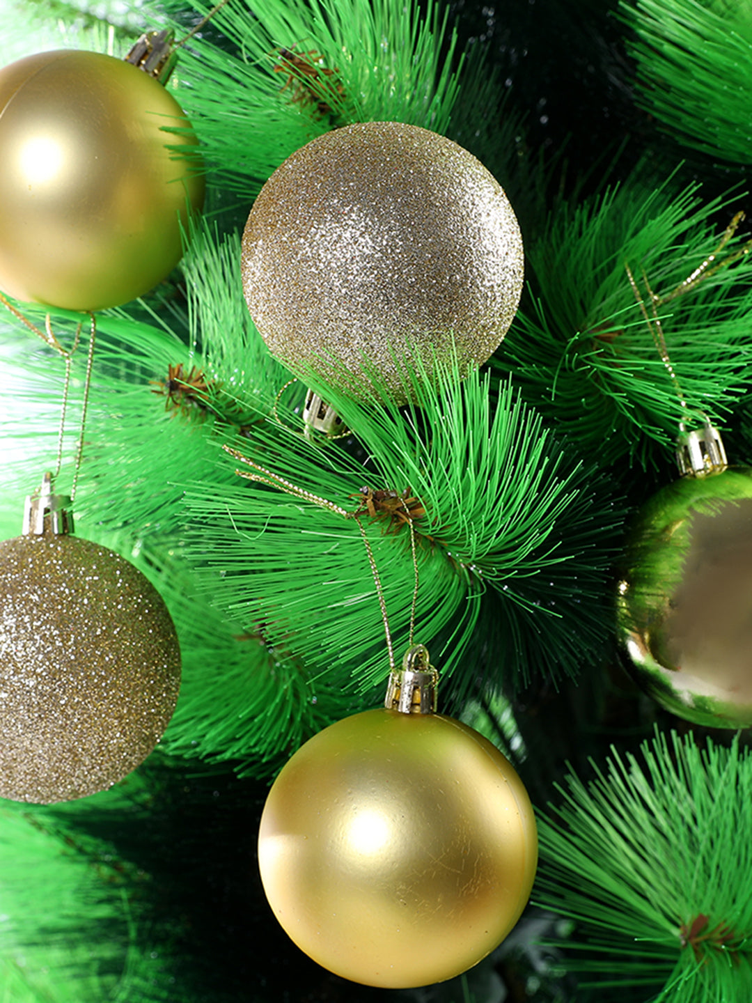 12 Pcs Glitter Gala Bauble Set