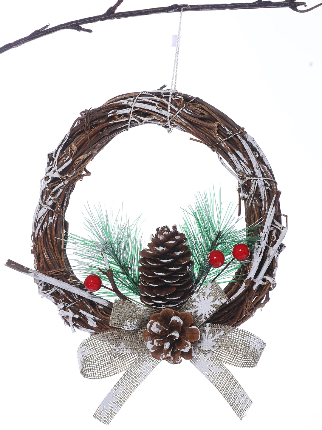 Timeless Holiday Charm Wreath Set of 2