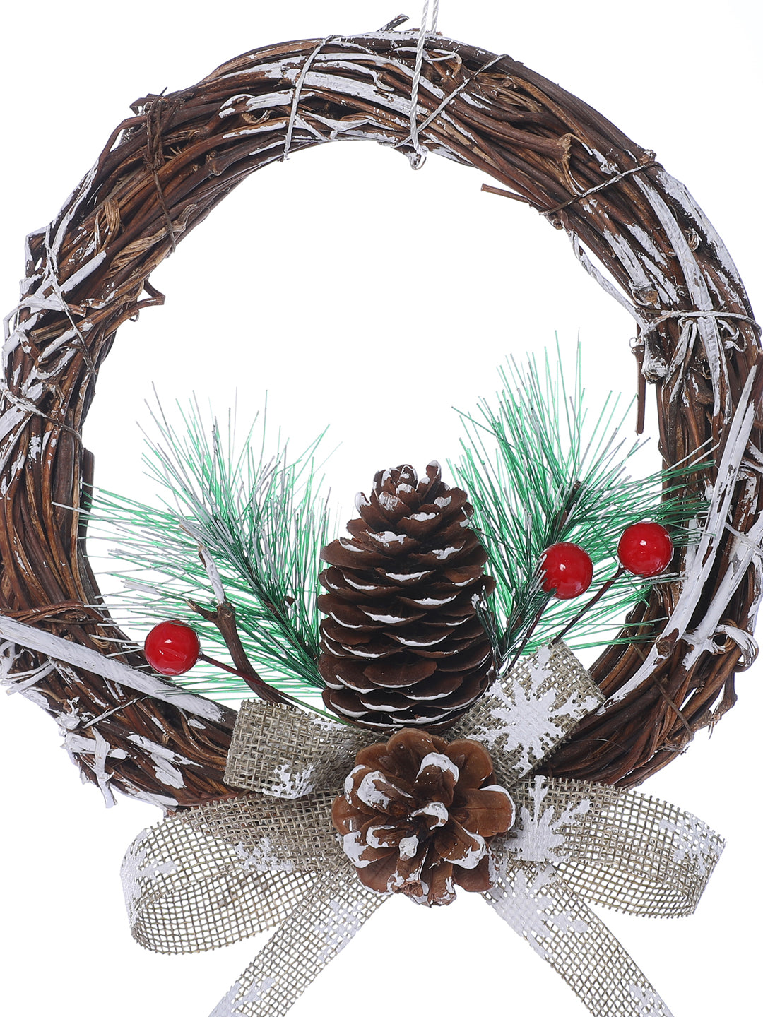 Timeless Holiday Charm Wreath Set of 2