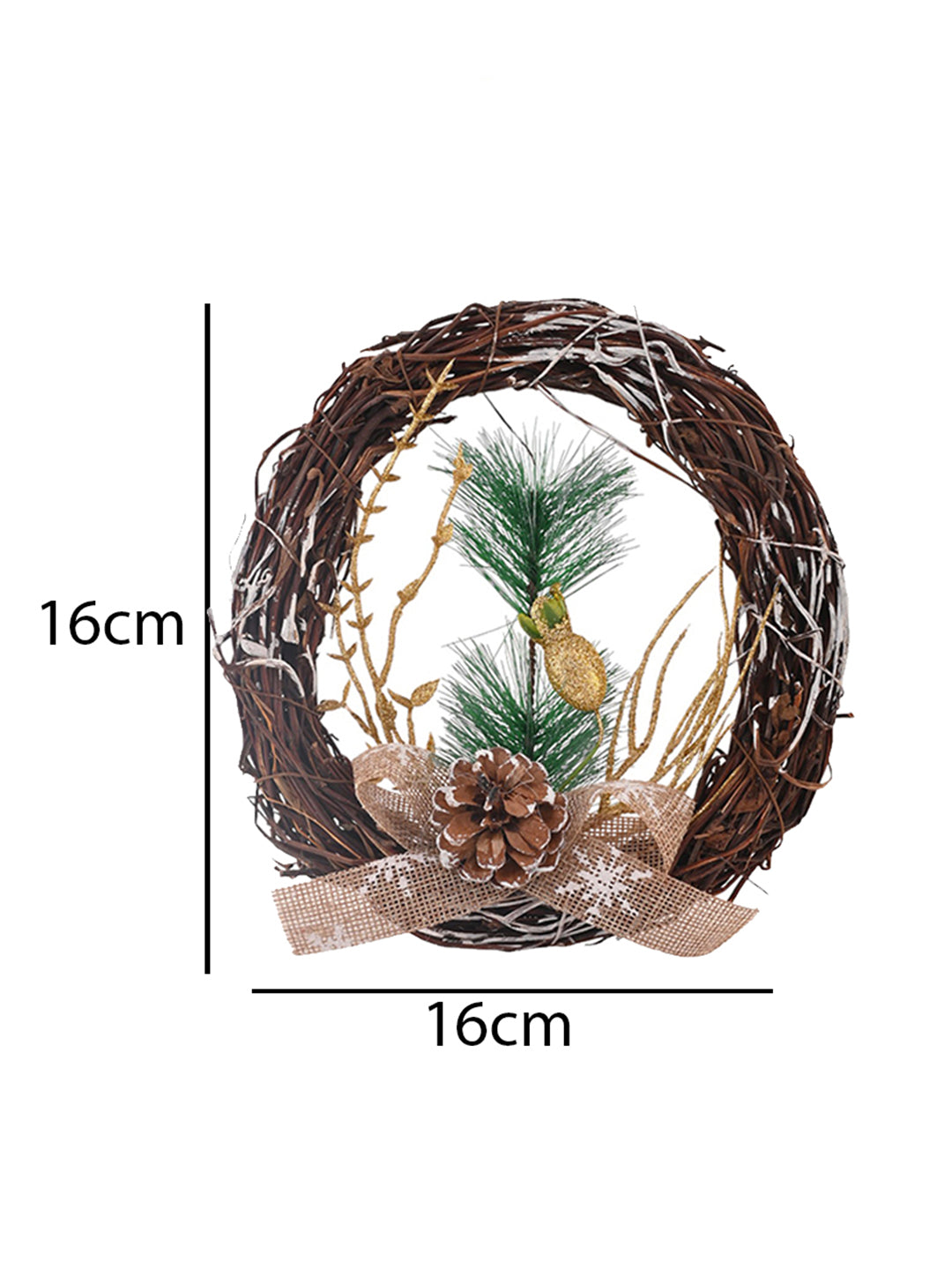 Set Of 2 Harmony Hanging Wreath