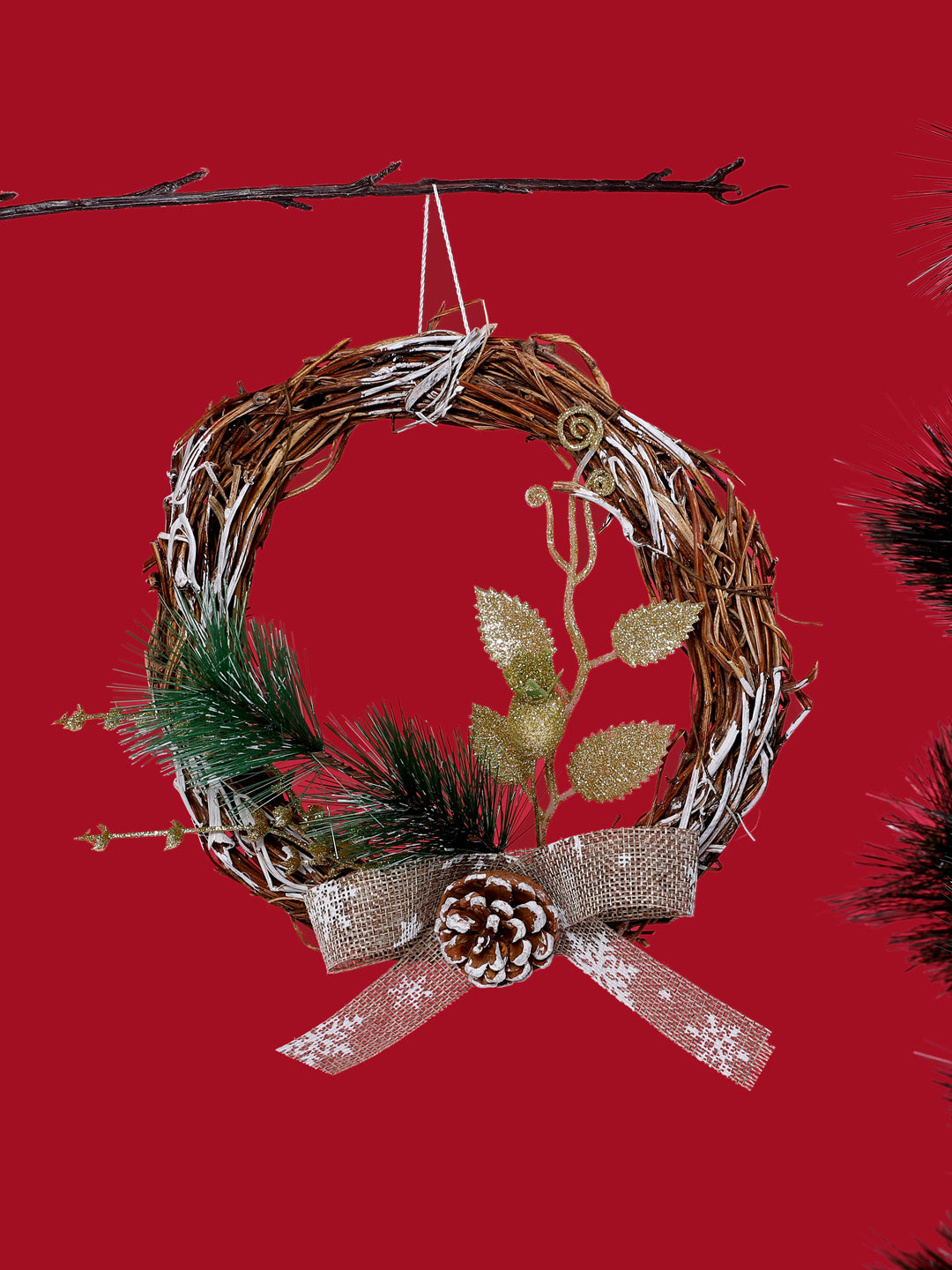 Set Of 2 Harmony Hanging Wreath