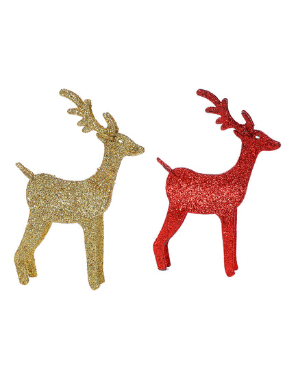 Reindeer Duo Hanging Ornament