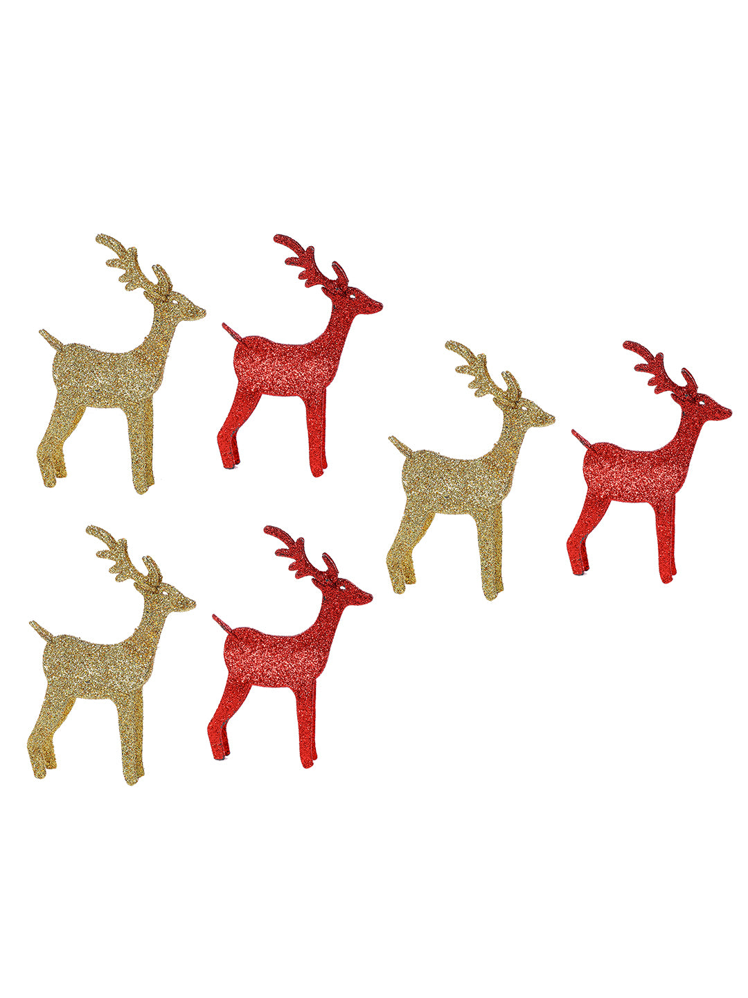 6-Pcs Reindeer Duo Hanging Ornament