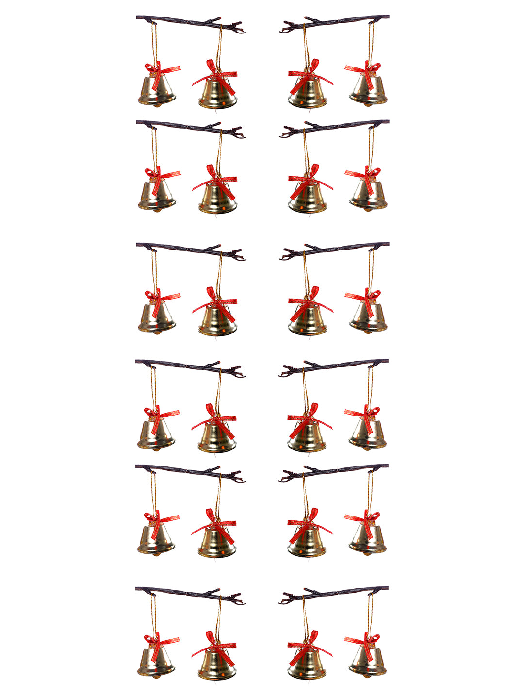 Set Of 24 Jingle Joy Bells