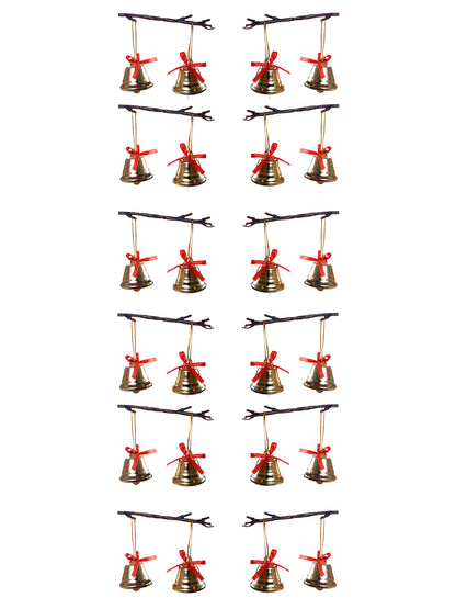 Set Of 24 Jingle Joy Bells