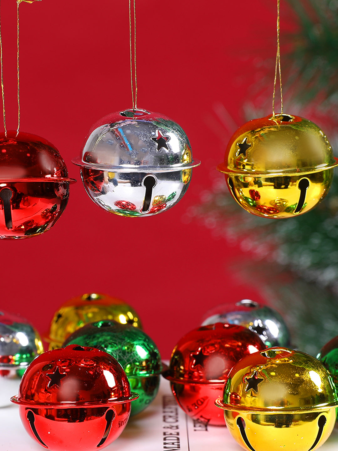 24-Pcs Glitter Radiance Christmas Ball Decor