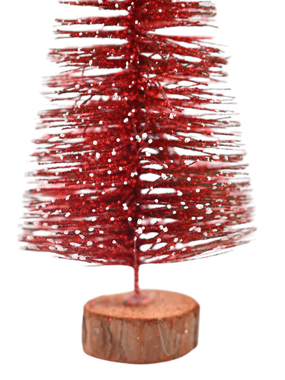 Red Glittering Radiance Christmas Tree