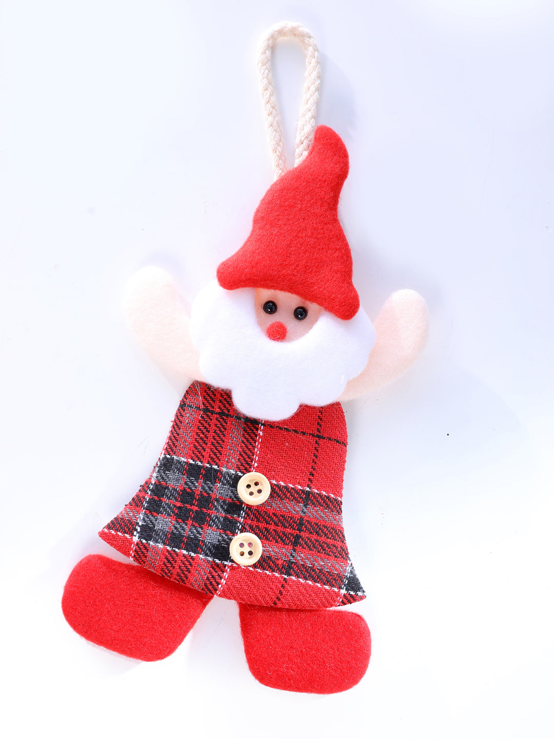 Set Of 2 Santa Christmas Ornament