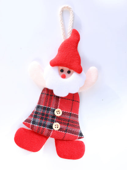 Set Of 2 Santa Christmas Ornament