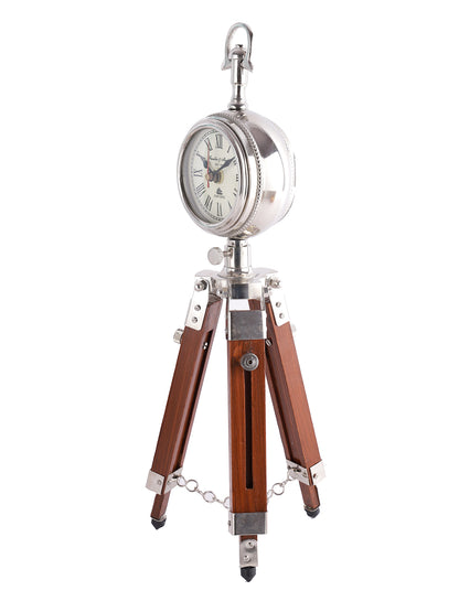 Adjustable Tripod style Wooden clock