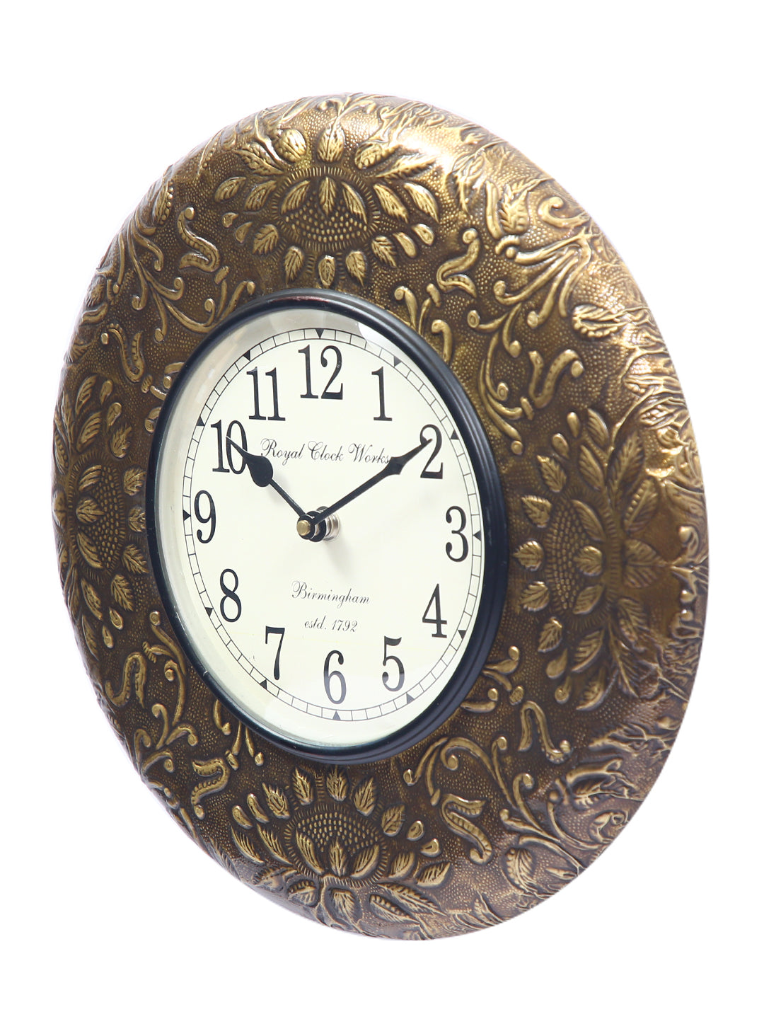 Brass Finish Wall Clock