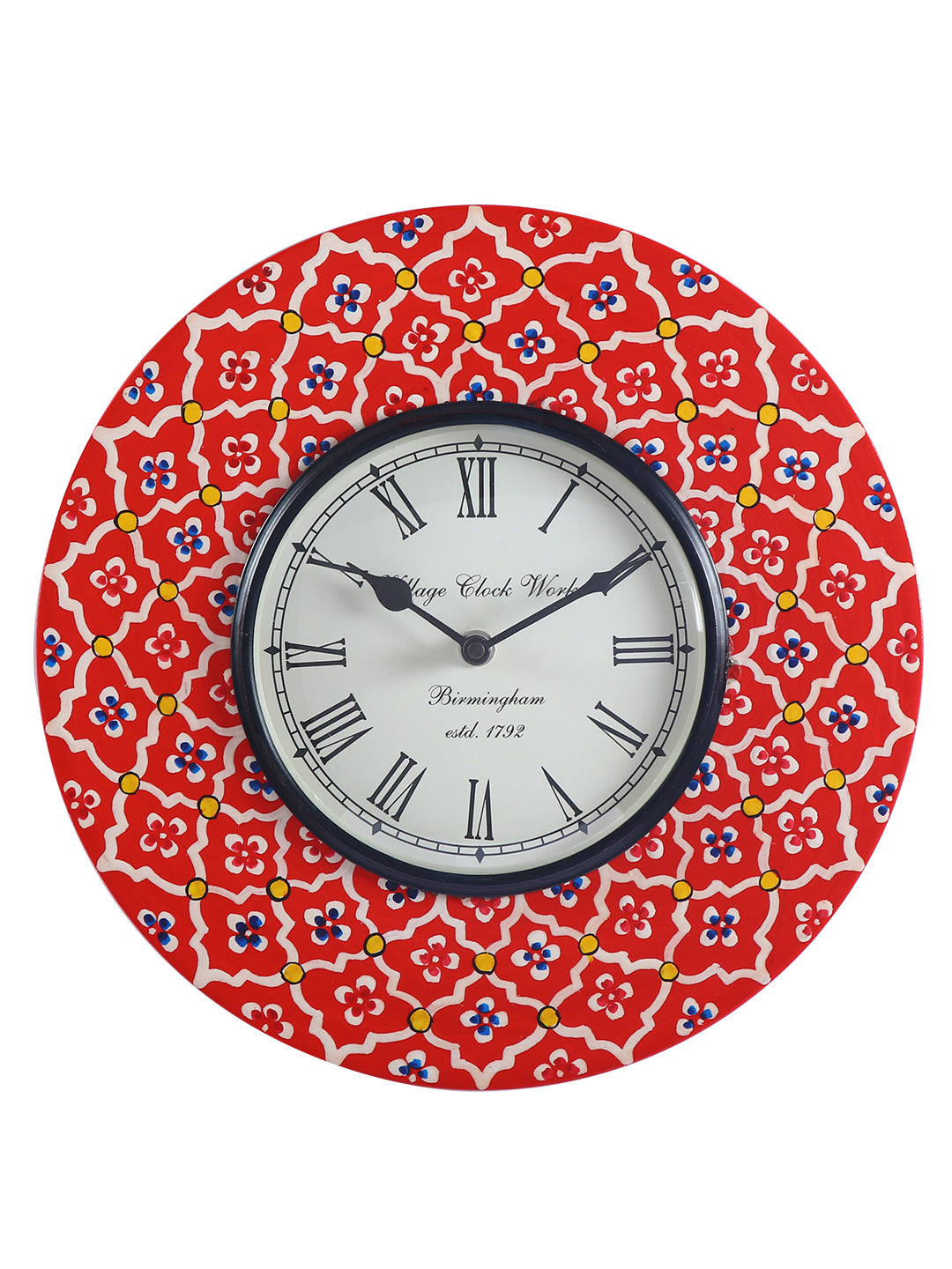 Traditional Handpainted Wall Clock