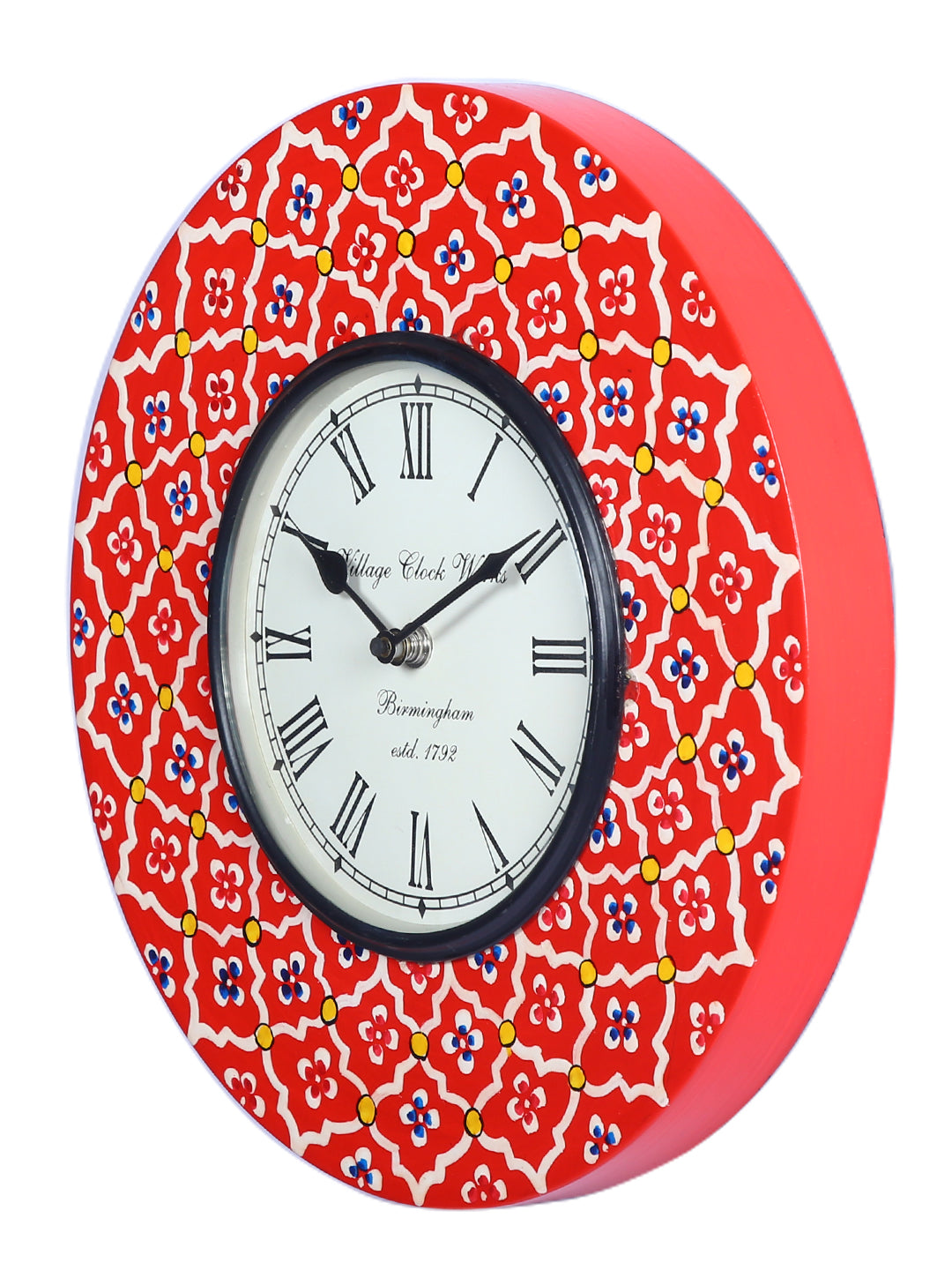 Traditional Handpainted Wall Clock