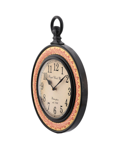 Yellow Pendant Wall Clock