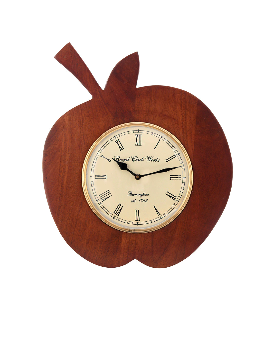 Apple Wooden Clock