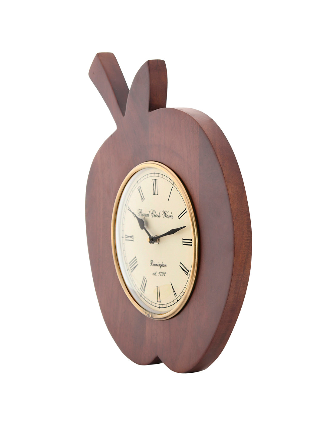 Apple Wooden Clock