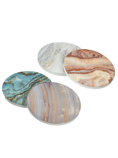 Set of 4 Ceramic Coasters