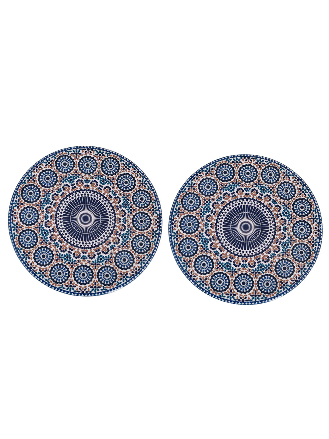 Set of 2 Exquisite Floral Printed Coasters