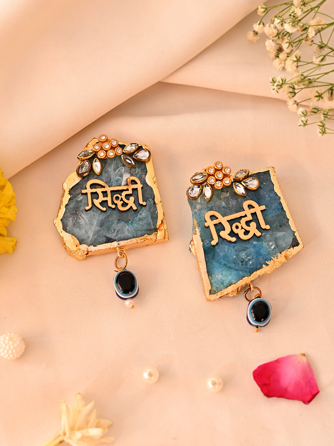 Siddhi Riddhi Agate Wall Hanging