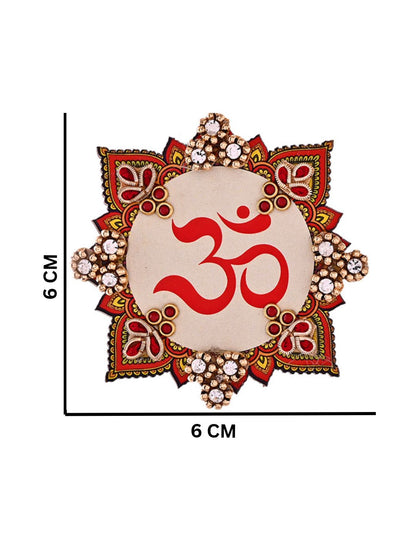 OM Design Decorative Hanging – Intricate Beaded Wall Ornament