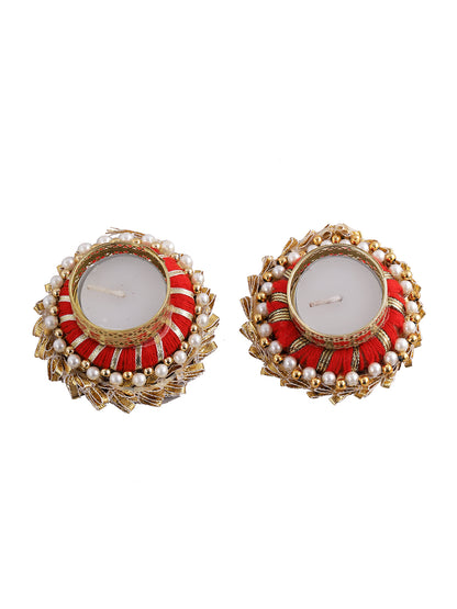 Set Of 2 Decorative Diyas