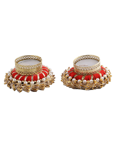 Set Of 2 Decorative Diyas