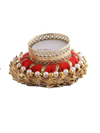 Set Of 2 Decorative Diyas