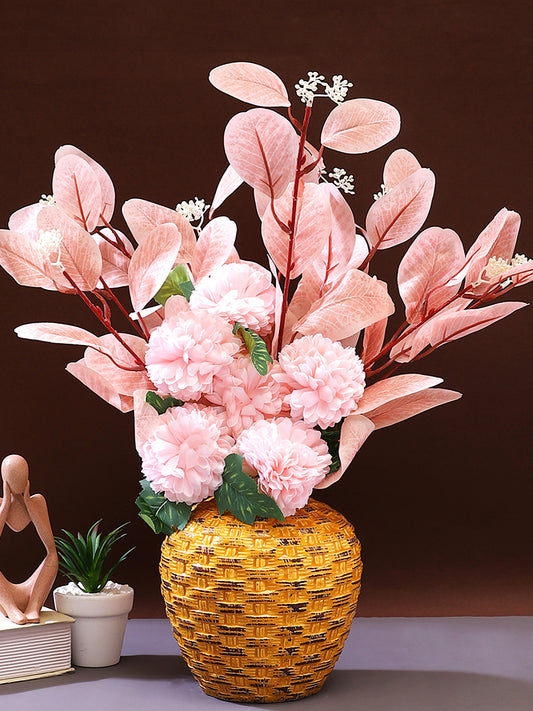 Pink & Green Chrysanthemum Artificial Flower