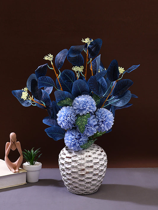 Blue Hydrangea Artificial Flower