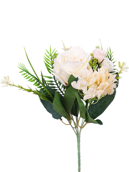 Pink & Green Rose Artificial Flower